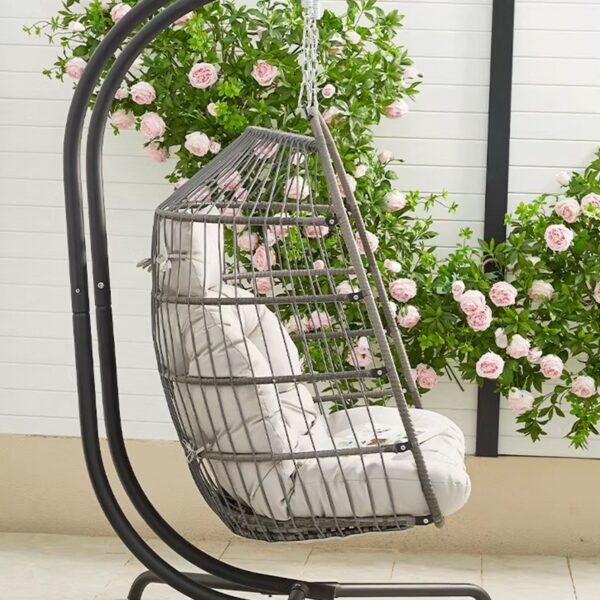 Comfortable Canopy Beach Swing Sets Metal Frame - Image 4