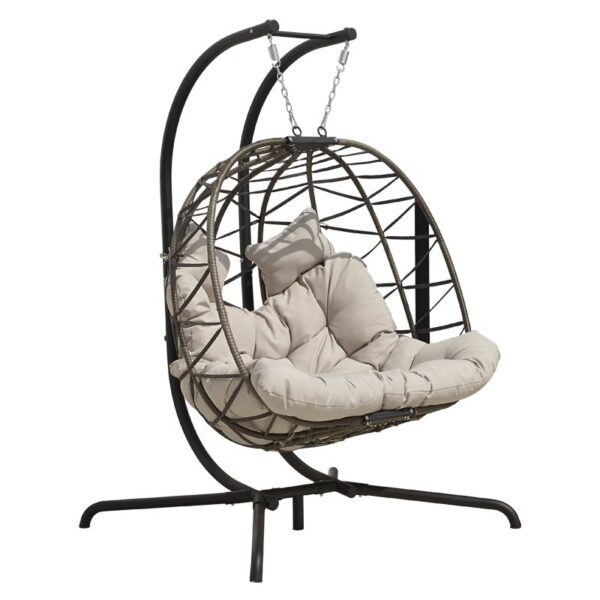 Comfortable Canopy Beach Swing Sets Metal Frame - Image 6