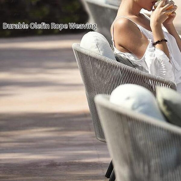 Garden Swimming Pool Wicker Sun Lounger - Image 2