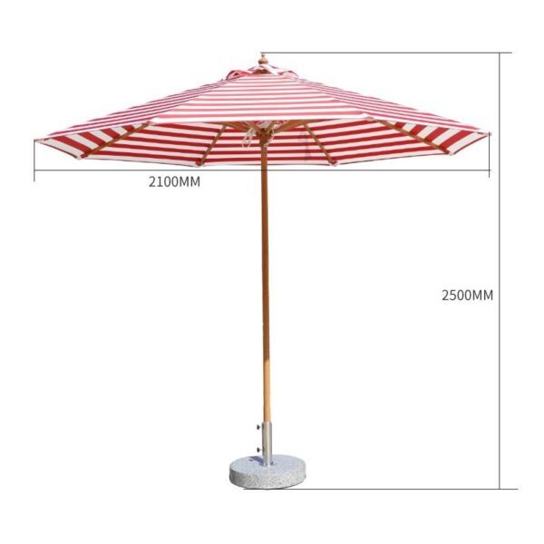 Heavy Duty High Windproof Beach Umbrella 10FT 100cm - Image 3