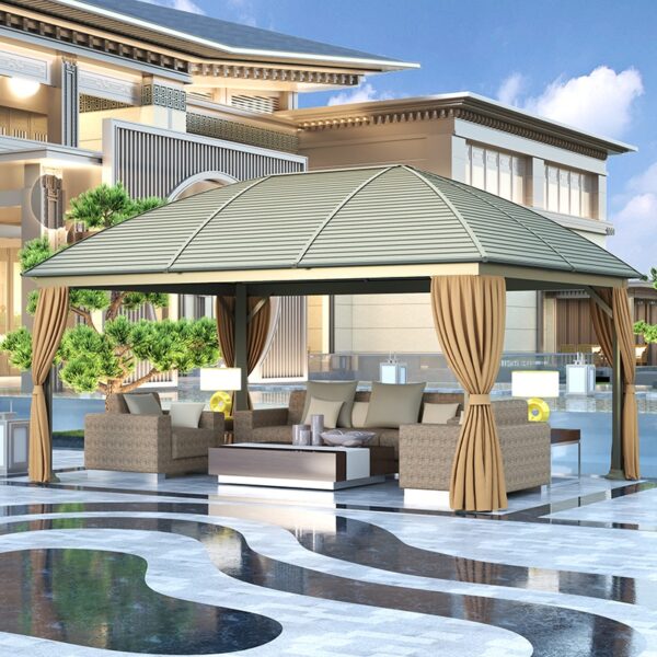 Luxury Aluminum Gazebo for Outdoor Leisure Villa