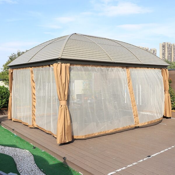 Luxury Aluminum Gazebo for Outdoor Leisure Villa - Image 4