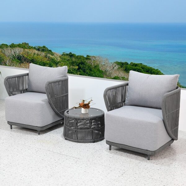 Outdoor Rattan Sofa Set Furniture for Hotel - Image 4