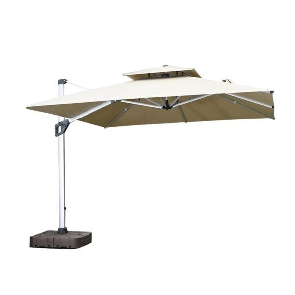 Outdoor Sea Beach Sliver Steel Umbrella - Image 2