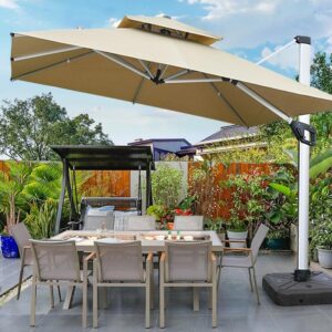Outdoor Sea Beach Sliver Steel Umbrella