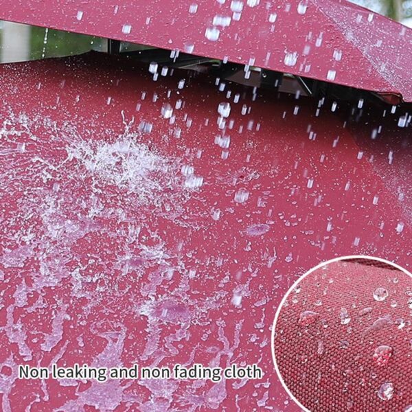 Outdoor Sea Beach Sliver Steel Umbrella - Image 3