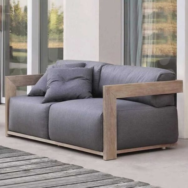 Wood Chairs for Villa - Luxury Teak Garden Sofa - Image 6