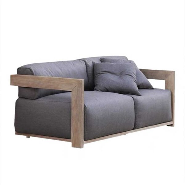 Wood Chairs for Villa - Luxury Teak Garden Sofa - Image 4